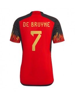 Belgien Kevin De Bruyne #7 Heimtrikot WM 2022 Kurzarm